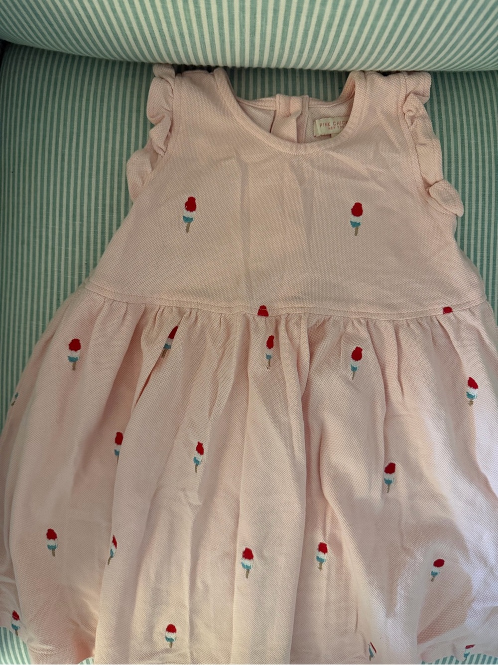 Pink Chicken Light Pink Embroidered Ice Pop Dress